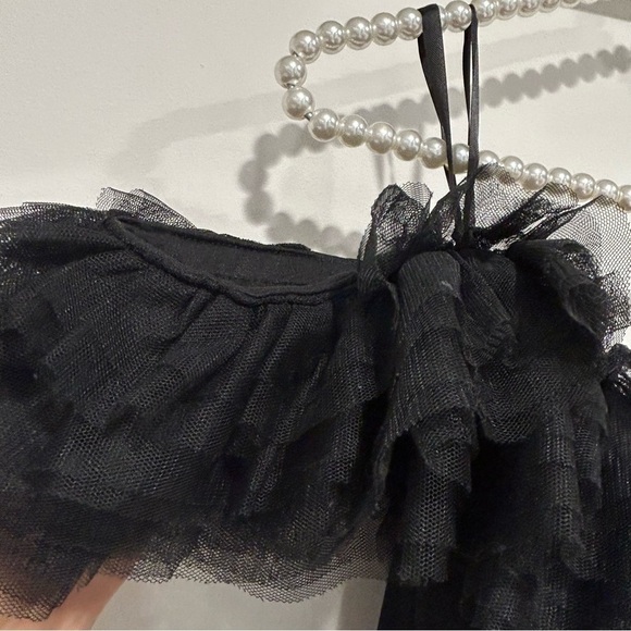 City studio plus size black tulle off the shoulder maxi dress size 18 women’s - Picture 3 of 15